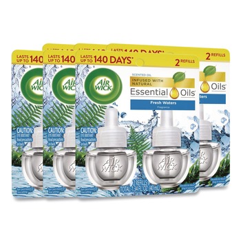 Air Wick 62338-79717 0.67 oz. Scented Oil Refill - Fresh Water (6/Carton)