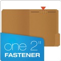 File Folders | Pendaflex FK211 1/3-Cut Tabs 1 Fastener Letter Size Kraft Fastener Folders (50/Box) image number 1