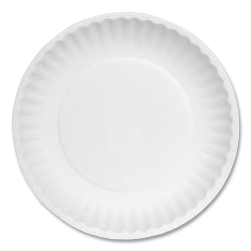 Bowls and Plates | AJM Packaging Corporation 40111 6 in. Diameter Paper Plates - White (100/Pack, 10 Packs/Carton) image number 0