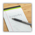 Pens | BIC BU3361-BLK BU3 Medium 1 millimeter Retractable Ballpoint Pen - Black Ink/Smoke/Black Barrel (36/Pack) image number 4