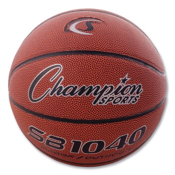 Champion Sports SB1040 Composite Basketball - Brown/Intermediate