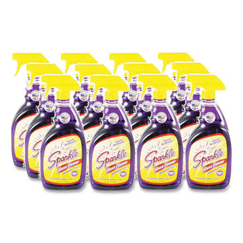 GLASS CLEANERS | Sparkle 20345 33.8 oz. Spray Bottle Glass Cleaner (12/Carton)