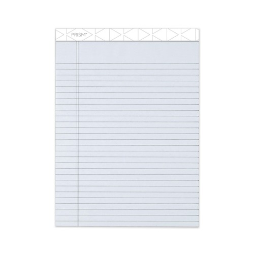 Notebooks & Pads | TOPS 63160 (50) Pastel Gray 8.5 in. x 11.75 in. Sheets Wide/Legal Rule Prism plus Colored Writing Pads (12/Pack) image number 0