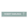 Office Presentation Supplies | Deflecto 587501 8.5 in. x 2 in. Insert Superior Image Cubicle Nameplate Sign Holder - Clear image number 4