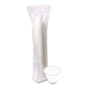 Boardwalk BWKPET9SPK 9 oz. Plastic PET Cups - Clear (50/Pack)