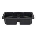Cleaning Carts | Rubbermaid Commercial 2202586 Cleaning Caddy Compatible with Full-Size and Compact Housekeeping Carts - Black (6/Carton) image number 1