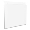 Office Presentation Supplies | Deflecto 68301 Classic Image 11 in. x 8.5 in. Landscape Wall-Mount Sign Holder - Clear image number 1