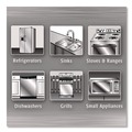 All-Purpose Cleaners | WEIMAN 92CT 1-Ply 7 in. x 8 in. Stainless Steel Wipes - White (4/Carton) image number 6