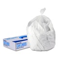 Trash & Waste Bins | Boardwalk H5645TCKR01 23 Gallon 0.9 mil 28 in. x 45 in. Perforated Roll Linear Low Density Can Liners - Clear (25 Bags/Roll, 8 Rolls/Carton) image number 2