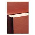 File Folders | Smead 71166 TUFF 5.25 in. Expansion Legal Size 1 Section Elastic Cord Closure Expanding Wallets - Redrope image number 3