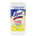 Hand Wipes | LYSOL Brand 19200-84251 7 in. x 7.25 in. 1-Ply Disinfecting Wipes - Lemon and Lime Blossom/White (2/Carton) image number 4