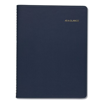 AT-A-GLANCE 7026020 11 in. x 9 in. 15-Month Jan. 2026 to Mar. 2027 Monthly Planner - Navy Cover