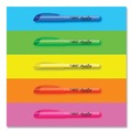 Highlighters | BIC BL11 GRN Brite Liner Chisel Tip Highlighter - Fluorescent Green Ink/Green/Black Barrel (1-Dozen) image number 4