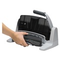 Back to School Sale | Swingline A7074357B 40-Sheet LightTouch Heavy-Duty 2- to 7-Hole Punch 9/32 in. Holes - Black/Gray image number 3