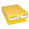 Copy & Printer Paper | Astrobrights 22591 24 lbs. Bond Weight 8.5 in. x 11 in. Color Paper - Sunburst Yellow (1-Ream) image number 0