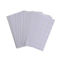 Labels | Universal UNV40108 0.75 in. Diameter Self-Adhesive Removable Color-Coding Labels - White (28/Sheet, 36 Sheets/Pack) image number 1