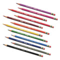 Pencils | Prismacolor 20516 0.7 mm 2B Col-Erase Pencil with Eraser - Assorted Lead and Barrel Colors (12/Set) image number 2