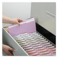 Just Launched | Smead 12443 Colored File Folders with Assorted 1/3-Cut Tab Positions - Letter, Lavender (100/Box) image number 4