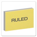 Flash Cards | Oxford 35810 5 x 8 Ruled Index Cards - Blue/Violet/Canary/Green/Cherry (100/Pack) image number 1