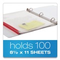 Binders | Cardinal 14650 8.5 x 11 Expanding Zipper Binder Pocket - Assorted Colors (5/Pack) image number 3