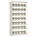 Office & Office Supplies | Tennsco 128848AC 48 in. x 12 in. x 88 in. Steel Snap-Together 7-Shelf Closed Add-On Unit - Sand image number 1
