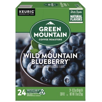 Green Mountain Coffee 5000366902 Fair Trade Coffee K-Cups - Wild Mountain Blueberry (24/Box)