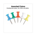 Push Pins | Universal UNV31314 3/8 in. Plastic Colored Push Pins - Assorted (400/Pack) image number 3