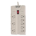 Surge Protectors | Tripp Lite TLP808 Protect It! 1,440 Joules 8 ft. Cord 8 AC Outlets Surge Protector - Light Gray image number 2
