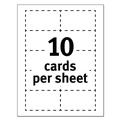 Avery | Avery 05870 Clean Edge 2 in. x 3.5 in. Business Cards - White (10 Cards/Sheet, 200 Sheets/Box) image number 5