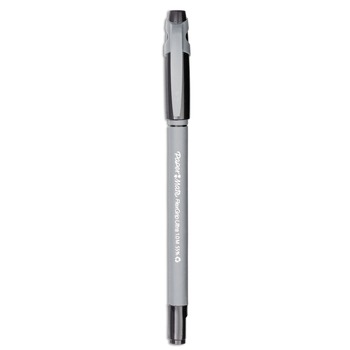 PENS PENCILS AND MARKERS | Paper Mate 9630131 1 mm Medium FlexGrip Ultra Recycled Stick Ballpoint Pen - Black Ink, Gray Barrel (1-Dozen)