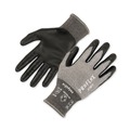 Cleaning Gloves | Ergodyne 10303 ProFlex 7072 ANSI A7 Nitrile-Coated CR Gloves, Gray, Medium, 12 Pairs/Pack image number 0