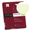 Copy & Printer Paper | Southworth R14ICF 8.5 in. x 11 in. 24 lbs. Bond Weight 100% Cotton Resume Paper - Ivory (100/Pack) image number 1
