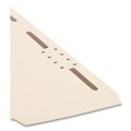 File Folders | Smead 14545 SuperTab 0.75 in. Expansion Reinforced Guide Height Fastener Folders - Manila/Letter Size (50/Box) image number 5