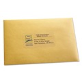 Just Launched | Avery 08663 2 in. x 4 in. Easy Peel Mailing Labels with Sure Feed Technology - Clear (10/Sheet, 25 Sheets/Pack) image number 1