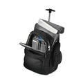 Office Accessories | Samsonite 17896-1053 14 in. x 8 in. x 21 in. Polyester Rolling Backpack Fits Devices Up to 15.6 in. - Black/Charcoal image number 2