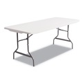 Clearance Center | Alera 65600 72 in. x 30 in. x 29 in. Square Edge Resin Rectangular Folding Table - Platinum image number 0