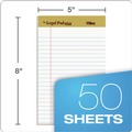 Notebooks & Pads | TOPS 71500 The Legal Pad Plus 5 in. x 8 in. Narrow Ruled Perforated Pads - White (1-Dozen) image number 7