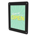 Office Presentation Supplies | Deflecto 899102 8.5 x 11 Insert Superior Image Window Display - Clear/Black image number 4