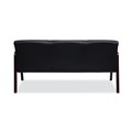Office Furniture & Lighting | Alera ALERL2319M Reception Lounge WL Series 65.13 in. x 26.13 in. x 33 in. 3-Seat Sofa - Black image number 3