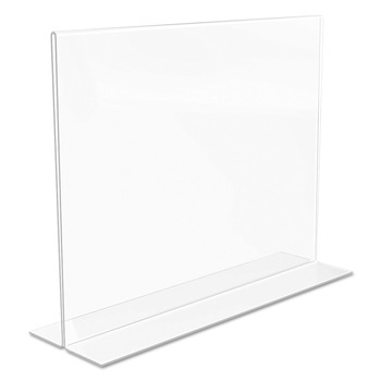 OFFICE PRESENTATION SUPPLIES | Deflecto 69301 Classic Image 11 in. x 8.5 in. Insert Double-Sided Sign Holder - Clear