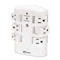 Surge Protectors | Innovera IVR71651 6 AC Outlets 4 ft. Cord 540 Joules Surge Protector - White image number 0