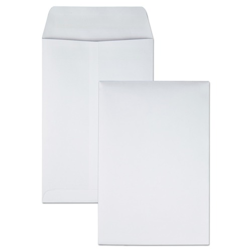 Envelopes & Mailers | Quality Park QUA43317 6.5 in. x 9.5 in. Redi-Seal Cheese Blade Flap Catalog Envelope - White (100/Box) image number 0