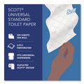 Paper Towels and Napkins | Scott 04460 2-Ply Septic Safe Essential Standard Roll Bathroom Tissue for Business - White (550/Roll) image number 8