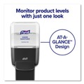 Hand Sanitizers | PURELL 5024-01 5.25 in. x 8.56 in. x 12.13 in. 1,200 mL Push-Style Hand Sanitizer Dispenser - Graphite (1/Carton) image number 3