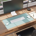 Back to School Sale | Smead 64835 31.5 in. x 15.7 in. Vegan Leather Desk Pads - Light Blue image number 6