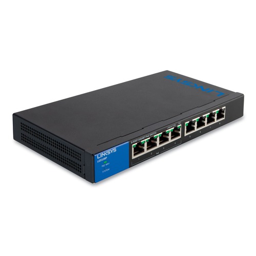 Office Electronics & Batteries | LINKSYS LGS108 8 Ports Business Desktop Gigabit Ethernet Switch image number 0