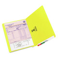 File Folders | Smead 25910 0.75 in. Expansion Shelf-Master Reinforced End Tab Colored Folders - Letter Size/Yellow (100/Box) image number 1