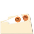 Labels | Avery 05471 0.75 in. Diameter Printable Self-Adhesive Removable Color-Coding Labels - Neon Orange (24/Sheet, 42 Sheets/Pack) image number 1