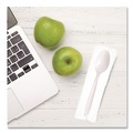Cutlery | SOLO RSW3-0007 Teaspoon Individually Wrapped Reliance Mediumweight Cutlery - White (1000/Carton) image number 3