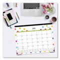 Bulletin Boards | Blue Sky 105496 22 in. x 17 in. 12-Month (Jul 2025-Jun 2026) Teacher Dots Academic Desk Pad - Black Binding/Clear Corners image number 3
